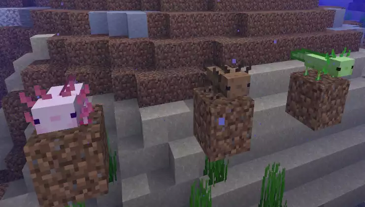 Archaeology, Waterfall Caves, and Axolotl Coming to Minecraft Next Summer