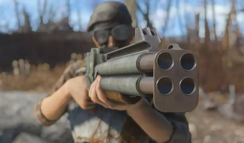 Fallout can use it: use Miami's sickly quad-barrel shotgun in Fallout 4.
