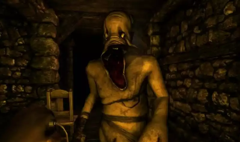 Amnesia: The Dark Descent" was about to feature guns and Jesus.