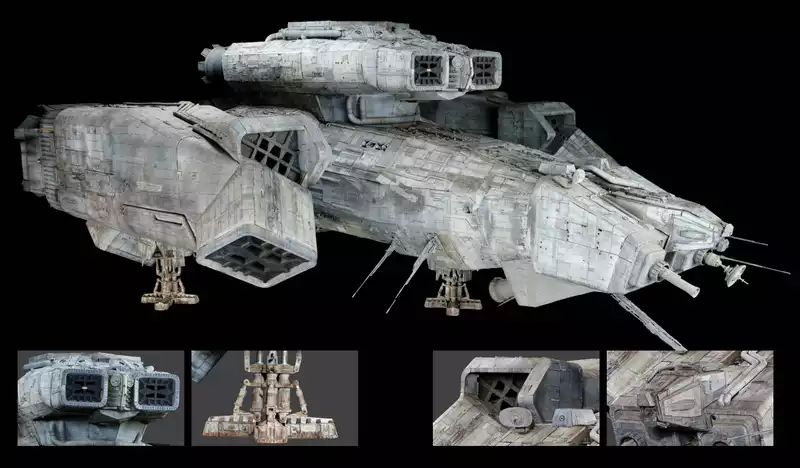 The original model of the Nostromo from "Aliens" is in excellent workmanship and may be available for as little as $300,000.