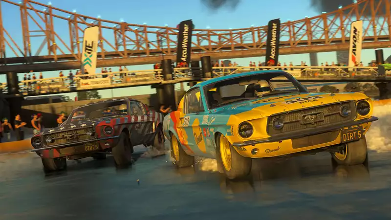 The system requirements for Dirt 5 were presented.