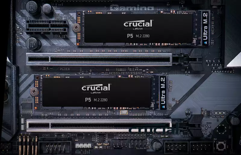 Crucial's new P5 SSD for "Serious Gamers" now shipping with up to 2TB