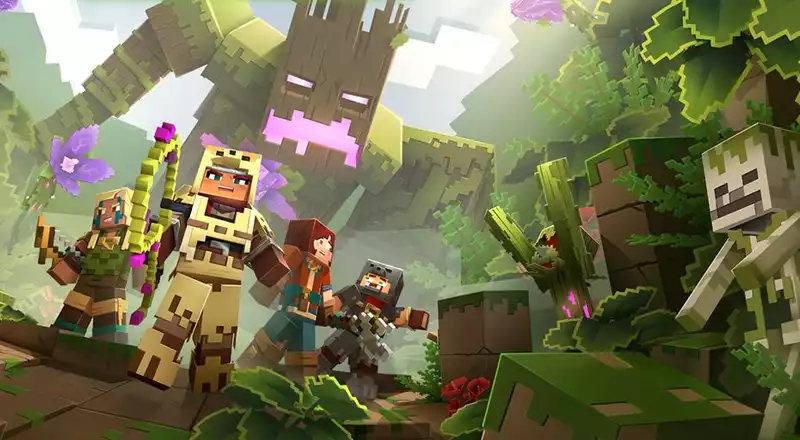 First "Minecraft Dungeons" DLC is "Jungle Awakens," coming in July