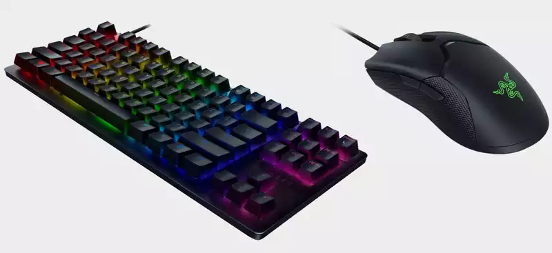 Razer's $80 Viper gaming mouse is free with the purchase of a Huntsman TE keyboard.