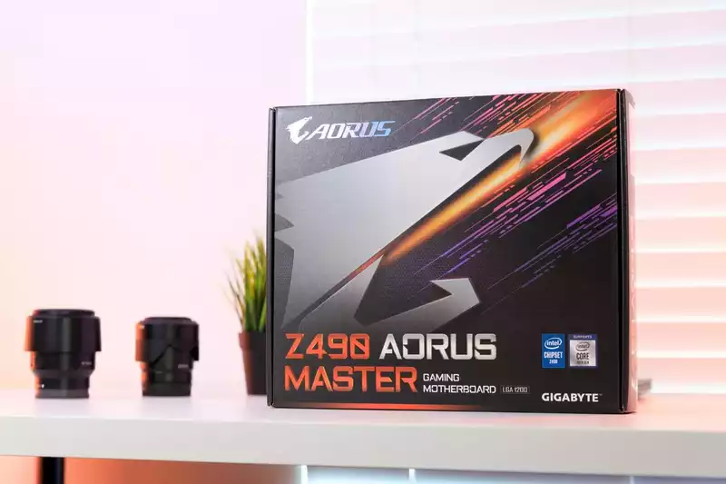 The Z490 motherboards presented at Gigabyte's AORUS Direct event include