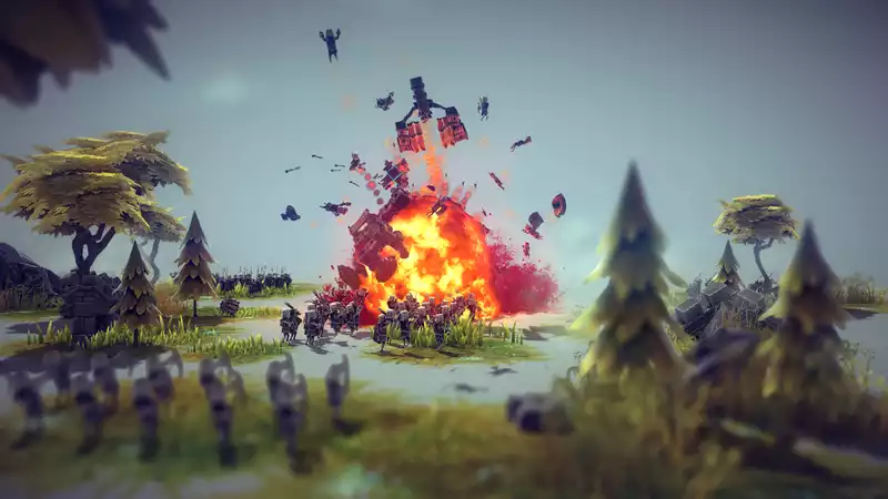 The wild siege weapons sandbox "Besiege" is 50% off for launch, so here are some GIFs.