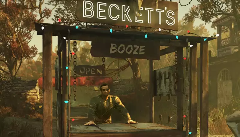 In Fallout 76 Wastelanders, you can hire (and maybe even seduce) a bartender for your camp.