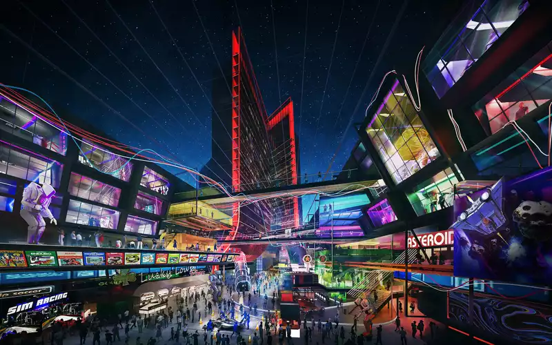 Atari's flagship hotel is like a 1980s fever dream.
