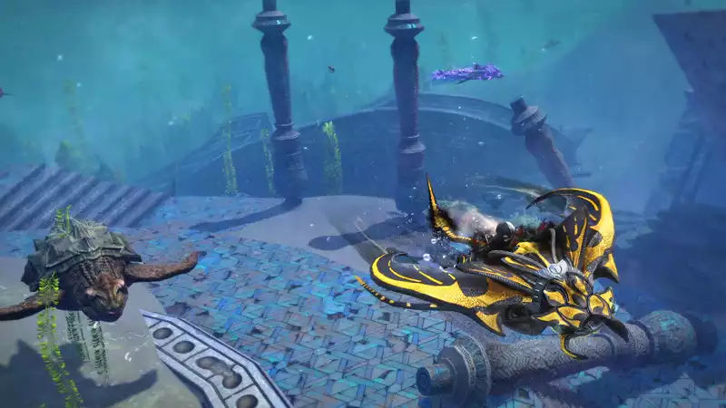 'Guild Wars 2' skimmer mount goes underwater