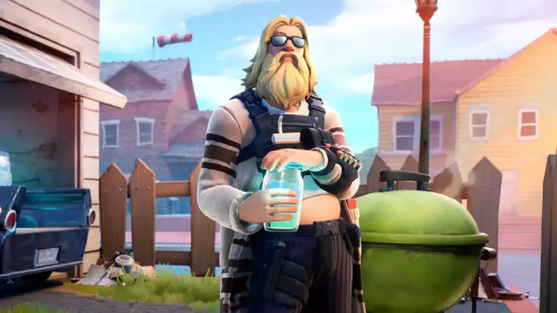 New Fortnite Skin "Jonesy" Gets Fashion Advice from Sad Thor