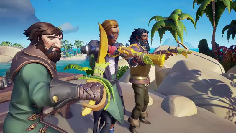 Sea of Thieves to Feature Banana-Themed Gear and New Tall Tale Next Week