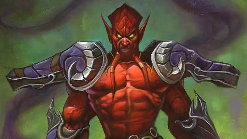 Lord Jaraxxus will appear in the core Hearthstone set as a hero card.