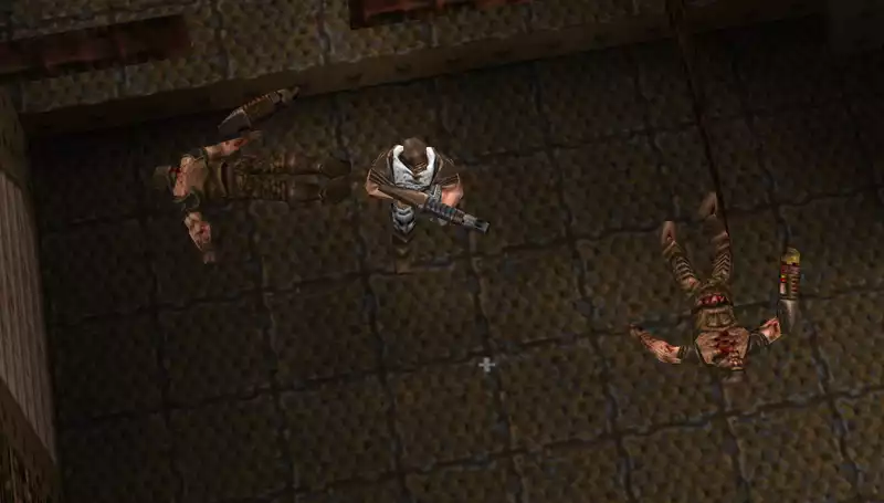 This mod turns Quake into a top-down shooter