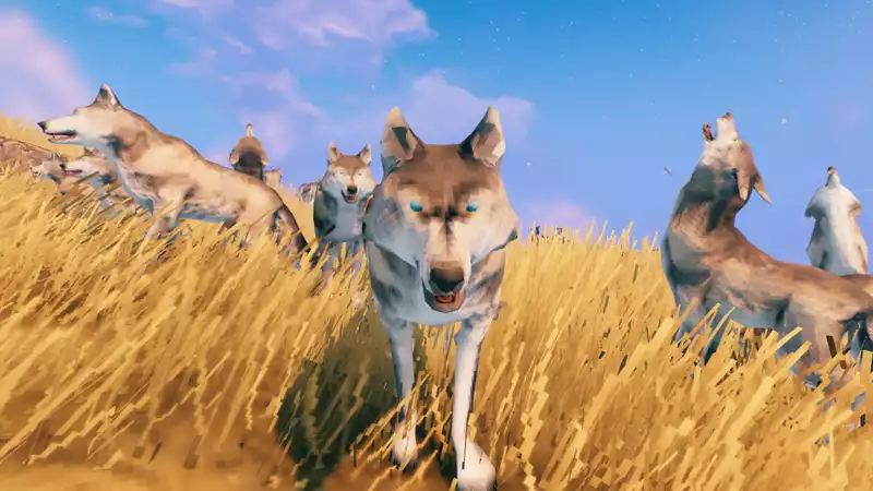 With the Valheim mod, you can hit a wolf with your own two hands in VR.