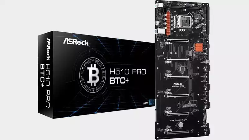 ASRock's H510 Pro BTC+ can accommodate up to six graphics cards.