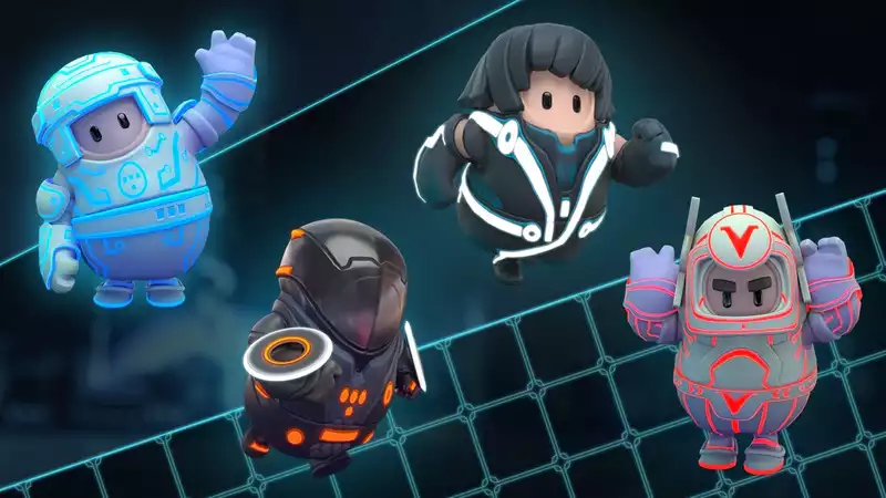 Fall Guys has an adorable Tron skin!