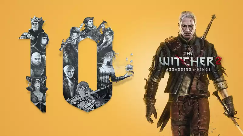 GOG celebrates 10th anniversary of The Witcher 2 launch with digital goodies