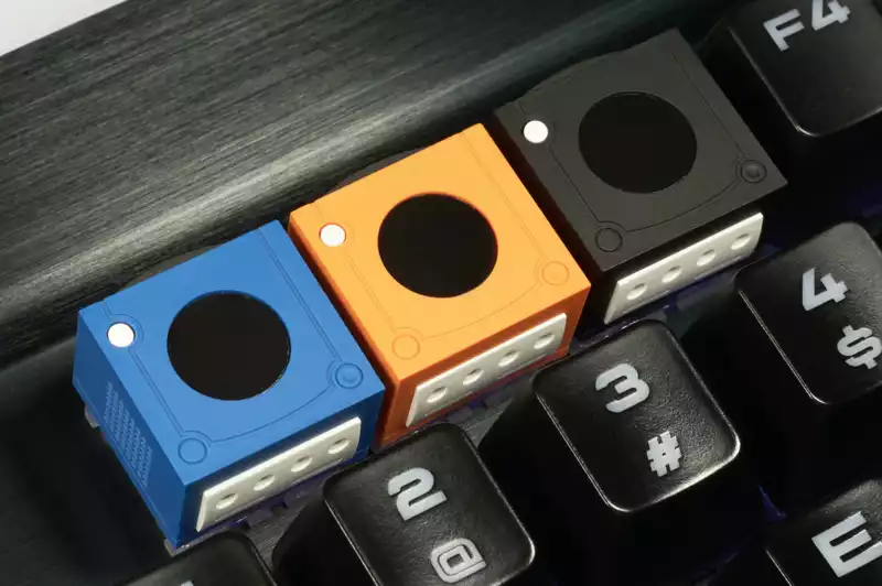 The GameCube keycap is cute.