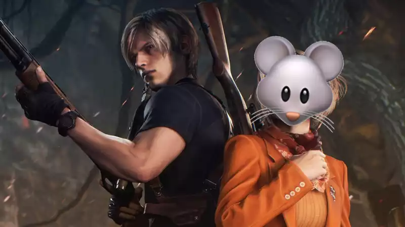 Ashley from "Resident Evil 4" turns into a mouse! Will Capcom join the game?