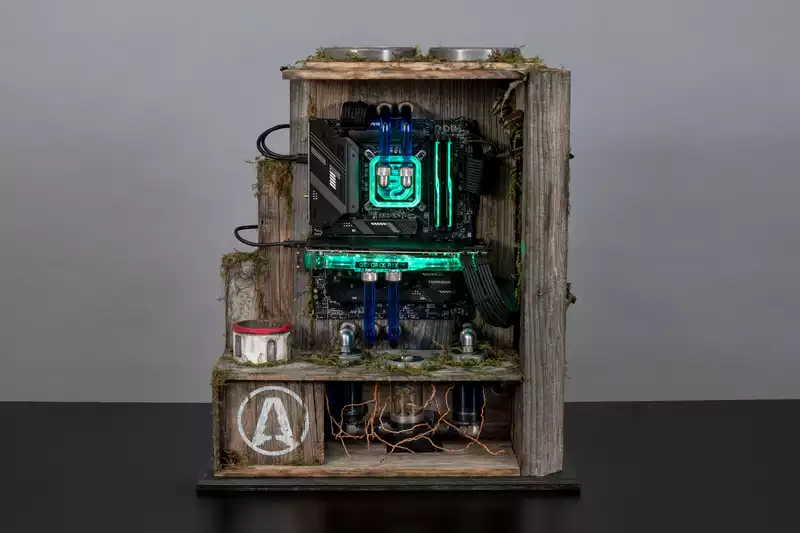 One lucky winner will win a custom-made, recyclable gaming PC inspired by Terra Nil!