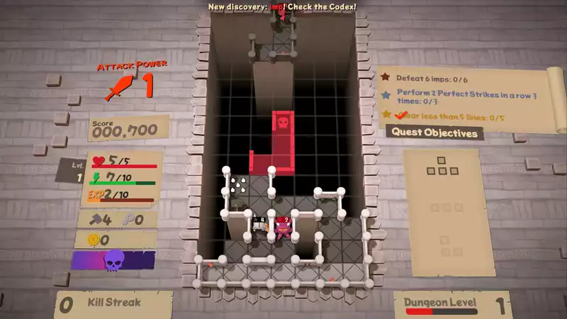 This new Steam game turns Tetris into a dungeon crawler, which is pretty cool.