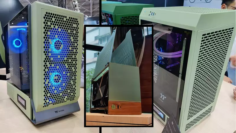 Thanks to Computex's pastel PC case trend, we're drowning in matcha green.