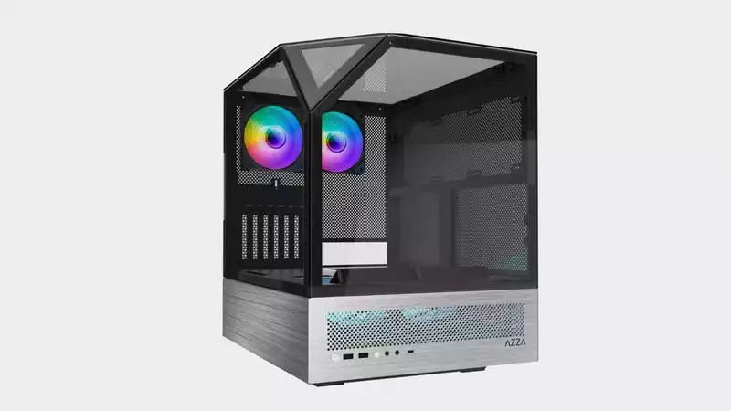 This new PC case has the feel of a 3D printer.