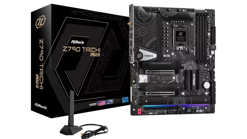 ASRock announces Z790 and B650E Taichi Lite motherboards.