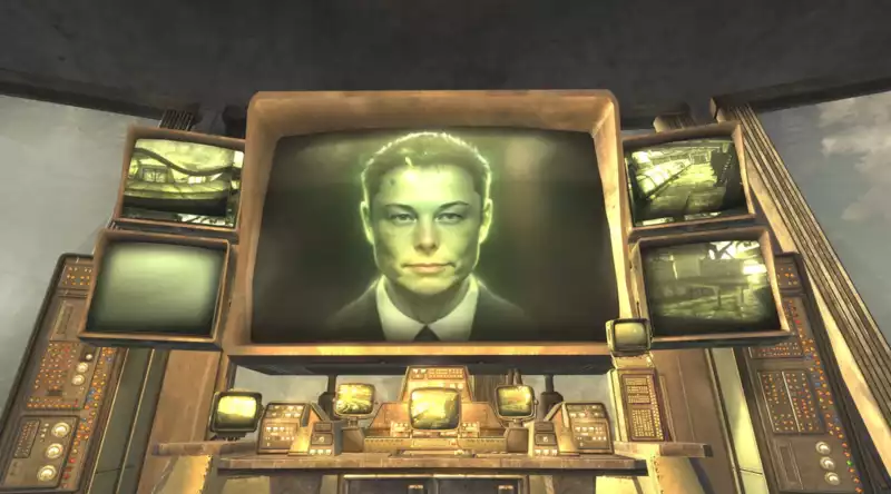 Fallout:NewVegas" mod replaces Techbro's antagonist with AI-created Elon Musk