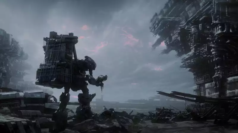 Despite the intense action, FromSoftware wants "Armored Core 6" to have a "dark old sci-fi vibe" that evokes a sense of "loneliness and nostalgia."