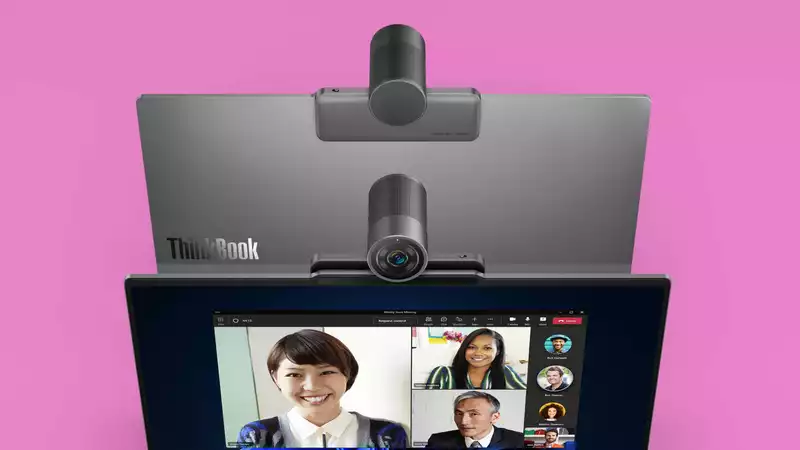 Lenovo's Magic Bay means you can add a monster-sized detachable webcam, a handy-dandy perfume pump, or a dedicated emoji screen to your new ThinkBook laptop.