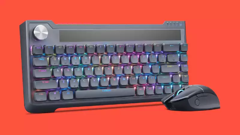 This mouse and keyboard set uses the power of the sun and your furious typing to keep you charged.