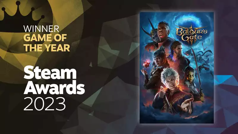 Baldur's Gate 3 Wins Best Game of the Year Exclusive at the 2023 Steam Awards