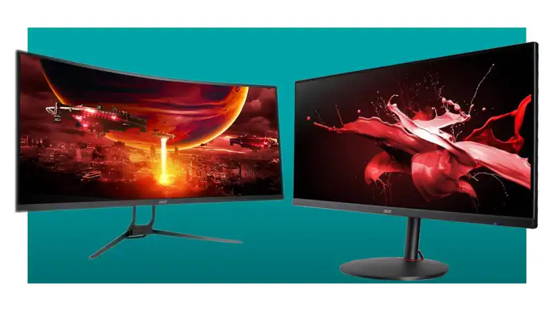 Both of these ultra-wide game monitors are less than under250, making curved vs flat decisions tricky