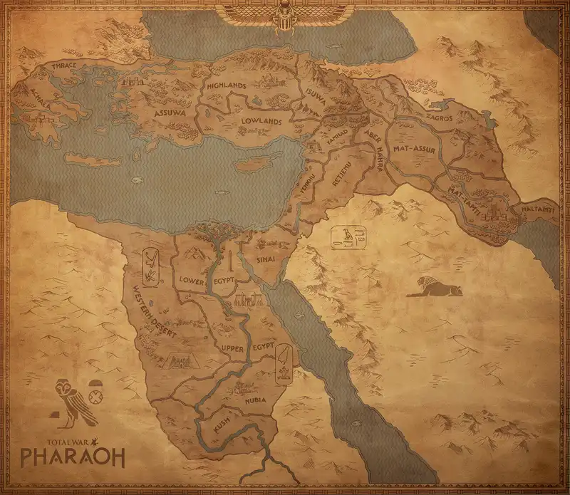 Total War: The big free updated map of the Pharaohs is far, much larger than I thought